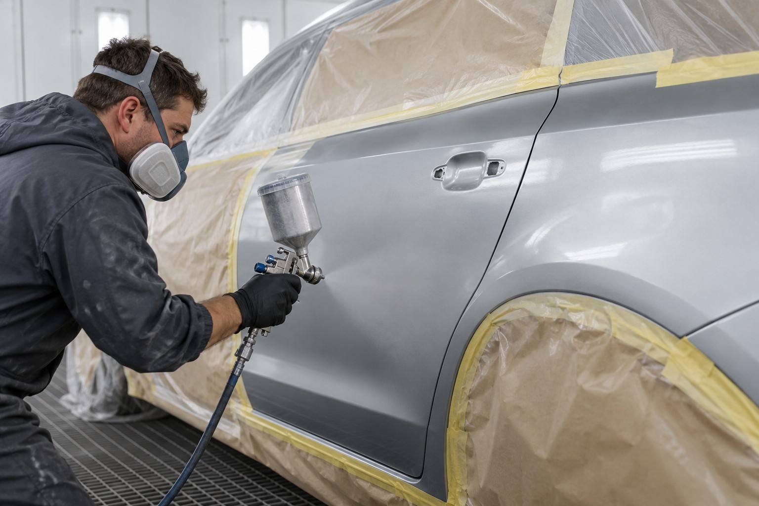 A protected painter applies a gradual colour blend across an adjacent panel